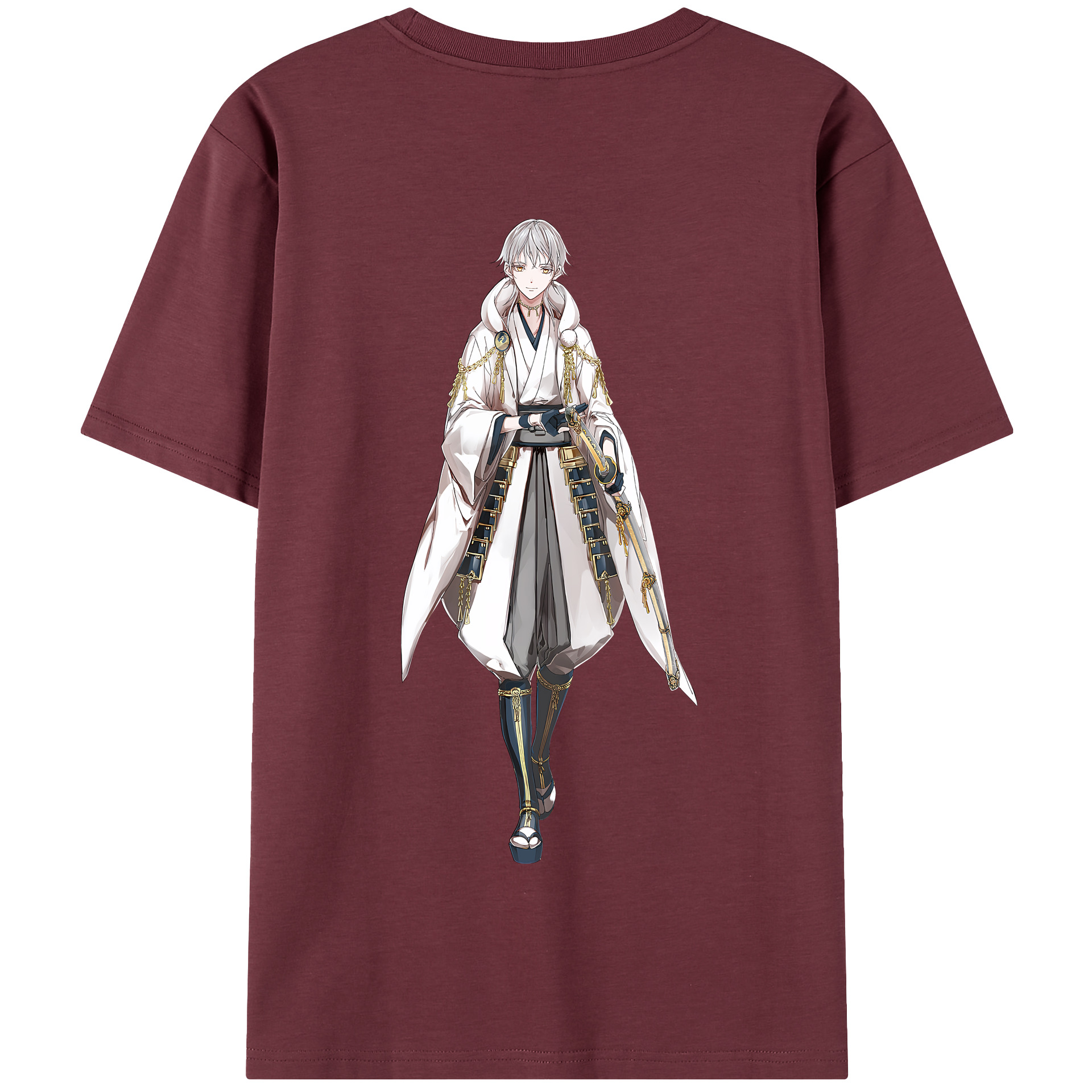 （画像用） 刀剣乱舞 Touken Ranbu 綿100％半袖Tシャツ（背面プリント）